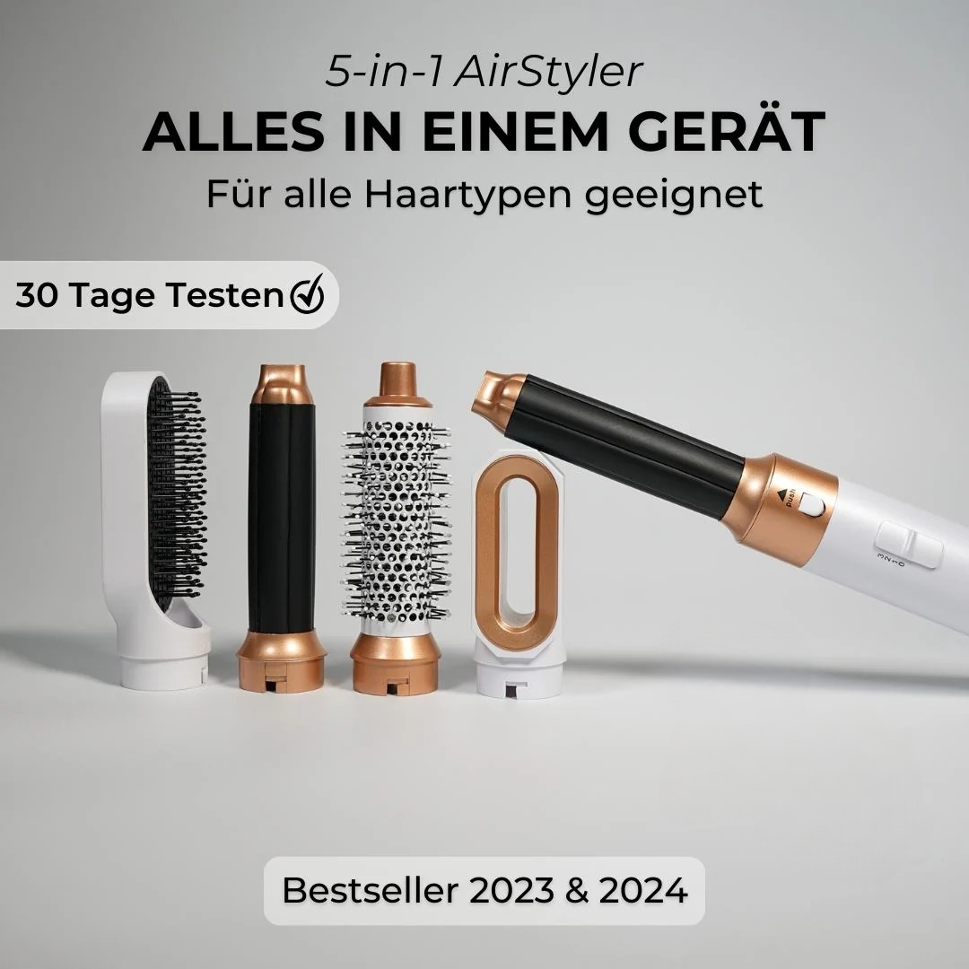 Der ultimative AirStyler für Trocknen, Glätten, Locken und mehr – alles in einem Gerät.