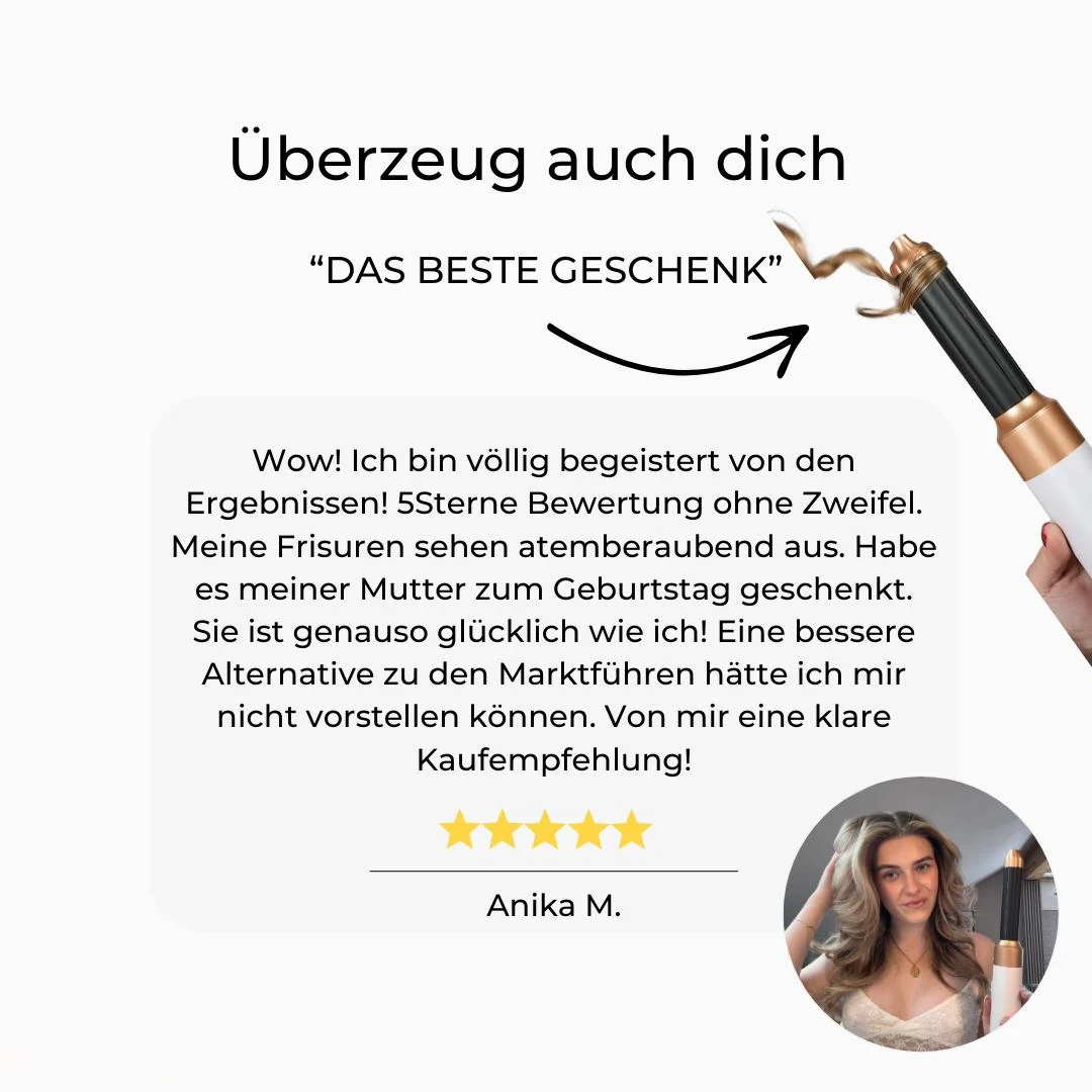 Der ultimative AirStyler für Trocknen, Glätten, Locken und mehr – alles in einem Gerät.
