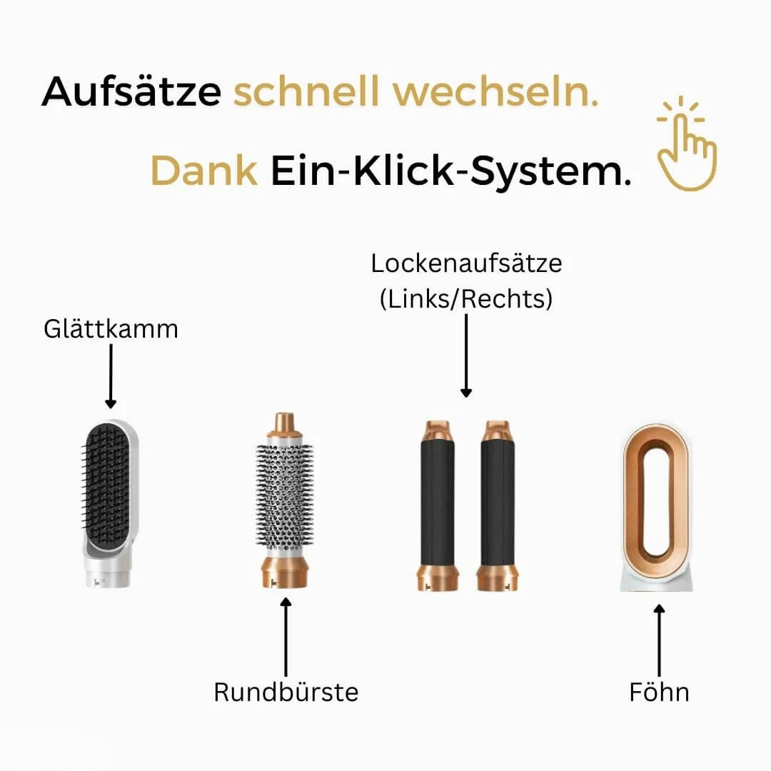 Der ultimative AirStyler für Trocknen, Glätten, Locken und mehr – alles in einem Gerät.