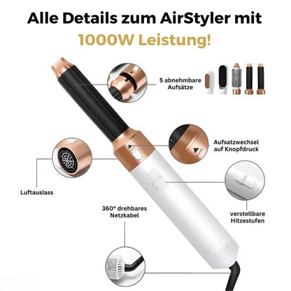 Der ultimative AirStyler für Trocknen, Glätten, Locken und mehr – alles in einem Gerät.